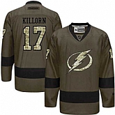 Glued Tampa Bay Lightning #17 Alex Killorn Green Salute to Service NHL Jersey,baseball caps,new era cap wholesale,wholesale hats